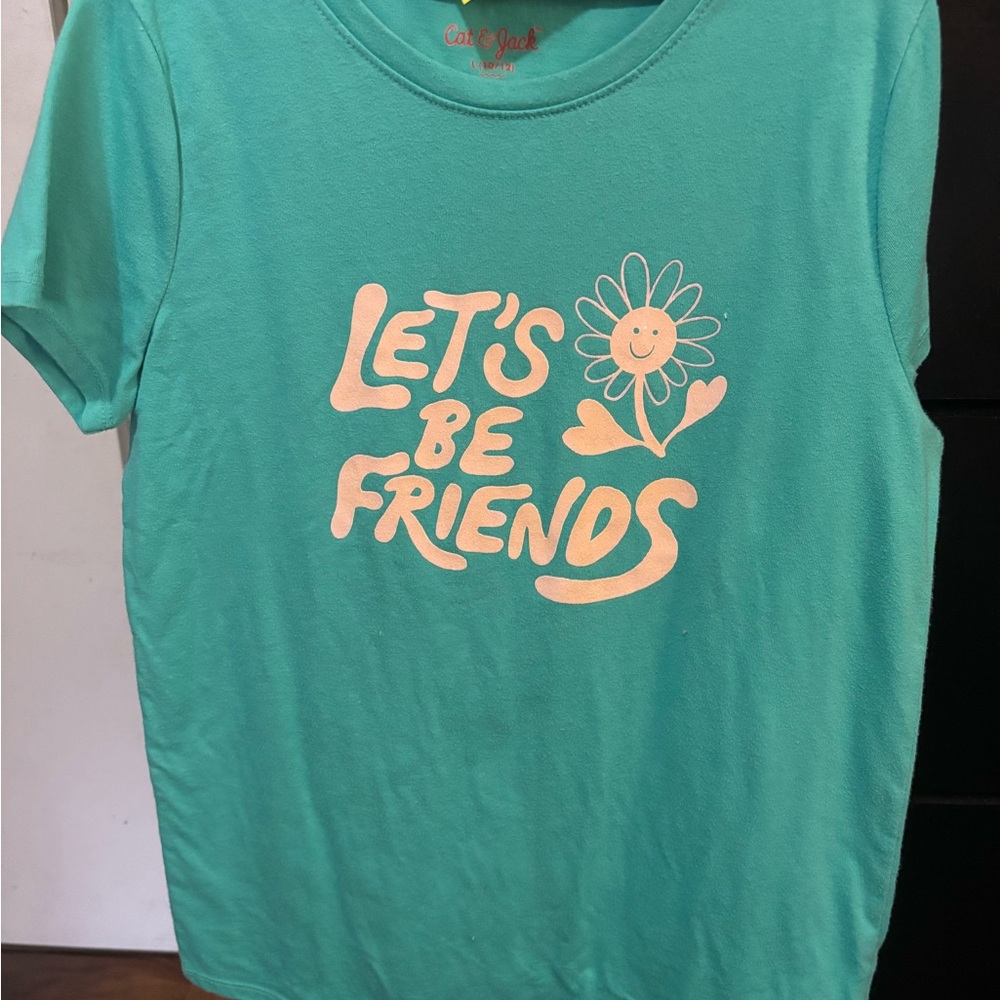 Cat & Jack Aqua Graphic Tee